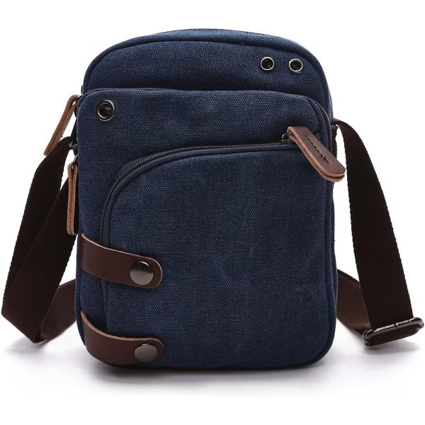 ショルダーバッグ メンズ 小さい メッセンジャーバッグ 男子 帆布 斜め掛けバッグ 人気 肩がけ ワ...