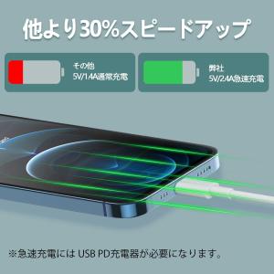 iPhone 充電器ケーブル 純正品質 MFI...の詳細画像2
