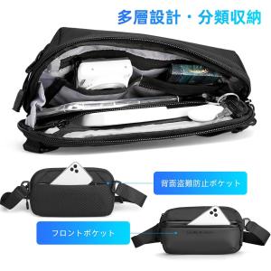 超小型 ボディバッグ スポーツバッグ メンズ ...の詳細画像3