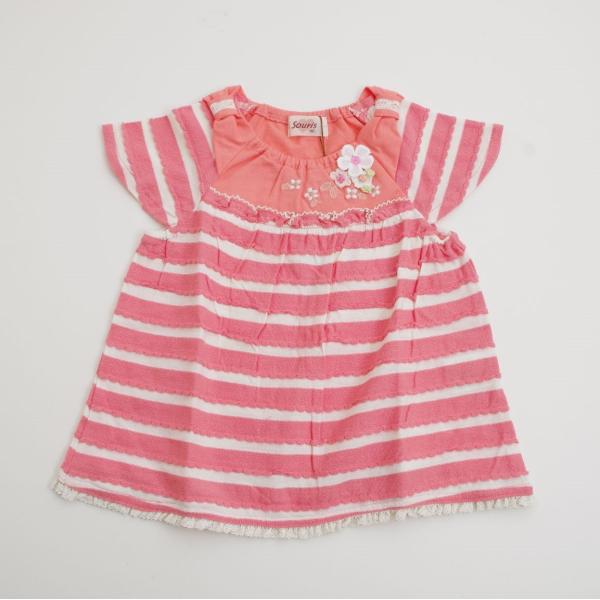 送料無料　Ｓｏｕｒｉｓ（スーリー）Tシャツ 濃ピンク80cm（164139-264139）