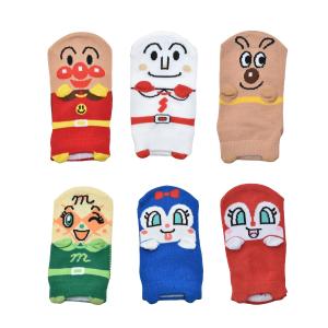 送料無料♪アンパンマンと仲間たち パペットであそぼ！靴下 履育13〜19ｃｍ（187-19T1-13-100）