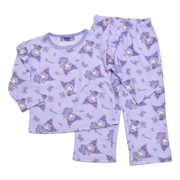 サンリオ マイメロディ クロミちゃん  キルトニット生地 長袖パジャマ キッズ 100cm (533...