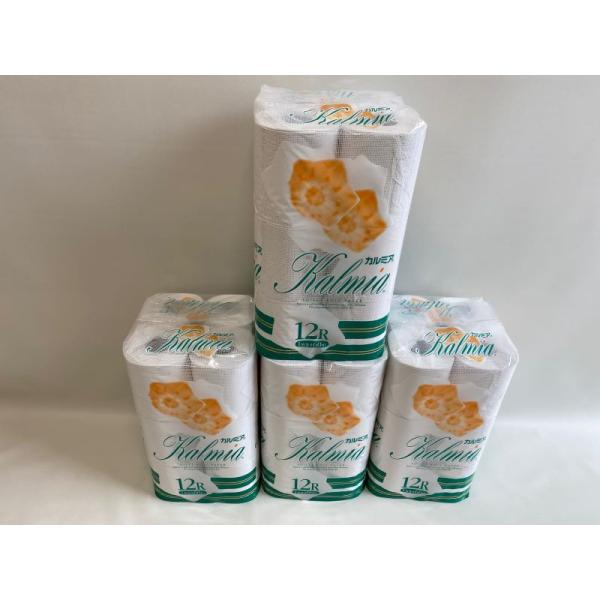 カルミアトイレットペーパー 60ｍシングル巻 12R×4 48個入 送料無料