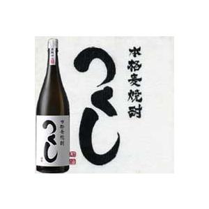 【麦焼酎】つくし 白ラベル 25度 1800ml（減圧蒸留）｜moriken