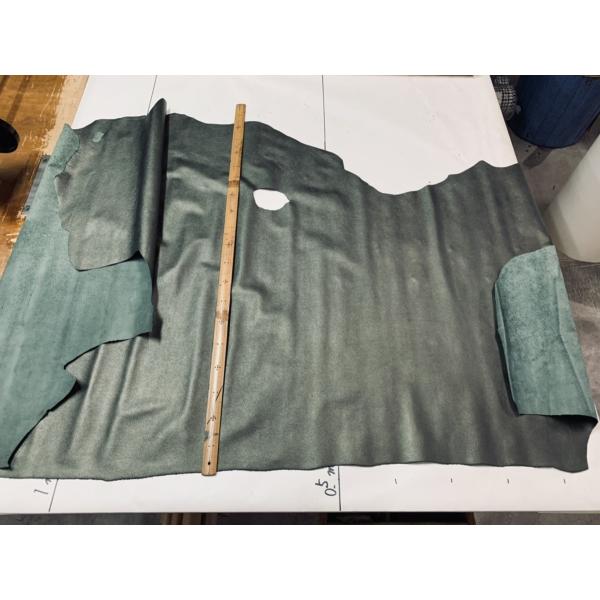 ※写真現物のみ　本革  メタル　カーキ　厚み0.9mm　クラフト 102