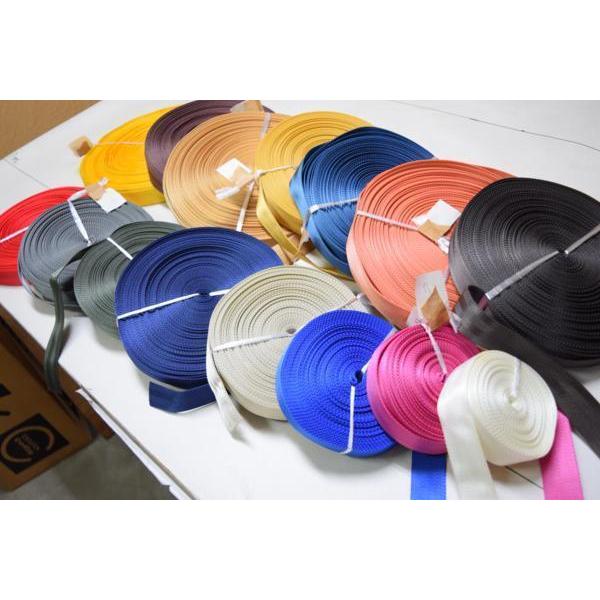 ナイロン ベルト 袋状【50cmあたり60円】No.3橙