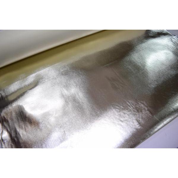 ゴールド　マイラー　毛穴　ビニール　生地【50cmあたり350円】