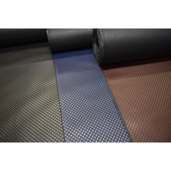 ダイヤキルト　型押し　ビニール　PVC　生地【 50cmあたり400円 】黒