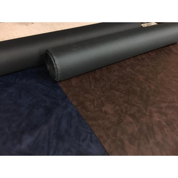 アンティーク 裏9A 黒染 ビニール PVC 生地【50cmあたり350円】チョコ