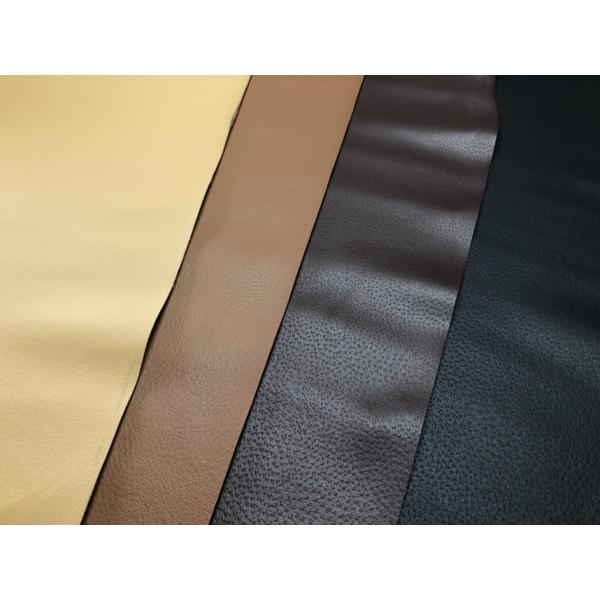 ペッカリー　豚革シボ　ソフト　メリヤス　伸縮　ビニール　PVC【50cmあたり600円】黒