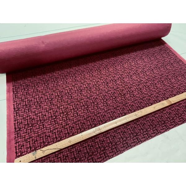 フロッキー スエード　起毛　生地【 50cmあたり300円 】ワイン