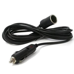 シガーソケット 延長ケーブル 3M DC電源 12V/24V 車用 シガーライター延長コード 延長プラグ 急速充電 ソケット LED指示ライト付き シ