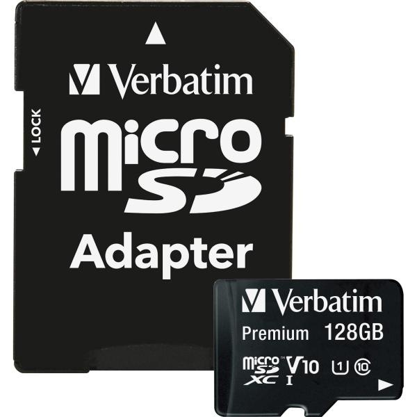 Verbatim バーベイタム 128GB UHS-I microSDXCカード フルHD 高速ビデ...