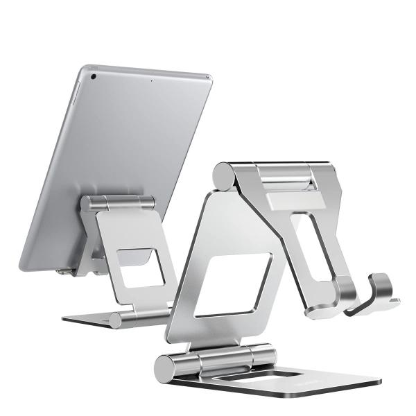 JQTOP スマホスタンド 270°角度調整可能折り畳み式 iPad/タブレット/iPhone スタ...
