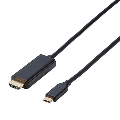 エレコム USB-C HDMI 変換 ケーブル 1.0m (USB C to HDMI) ブラック ...