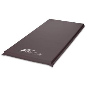 FIELDOOR 車中泊マット 10cm厚 【Sサイズ/ブラウン】 自動膨張