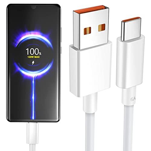 USB Type-C ケーブル 2M 120W xiaomi用急速充電ケーブル 6A 約15で80%...