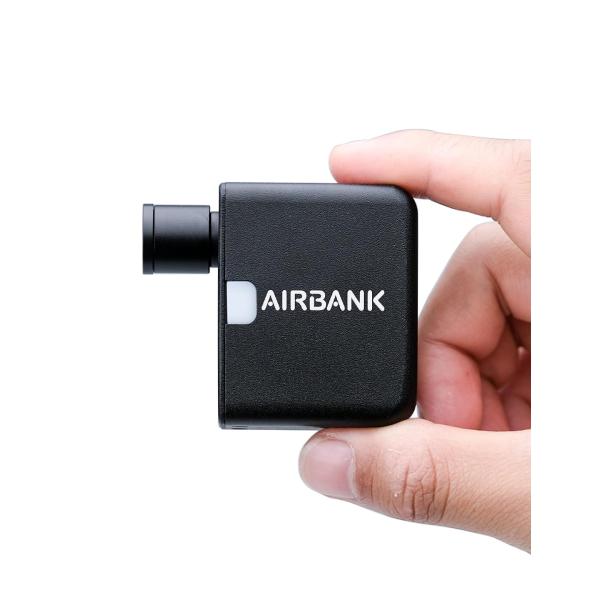 AIRBANK POCKET 自転車 空気入れ 電動ポンプ 95g軽量 小型携帯空気入れ ロードバイ...