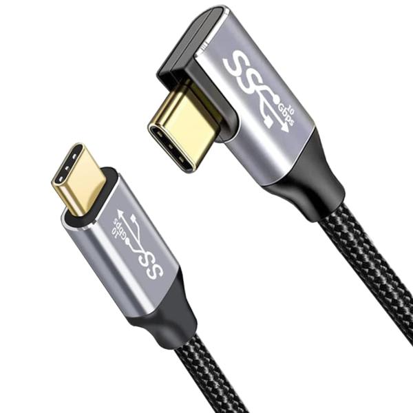 USB Cケーブル L字 0.5m YITONGXXSUN Type C 3.1 Gen2(10Gb...