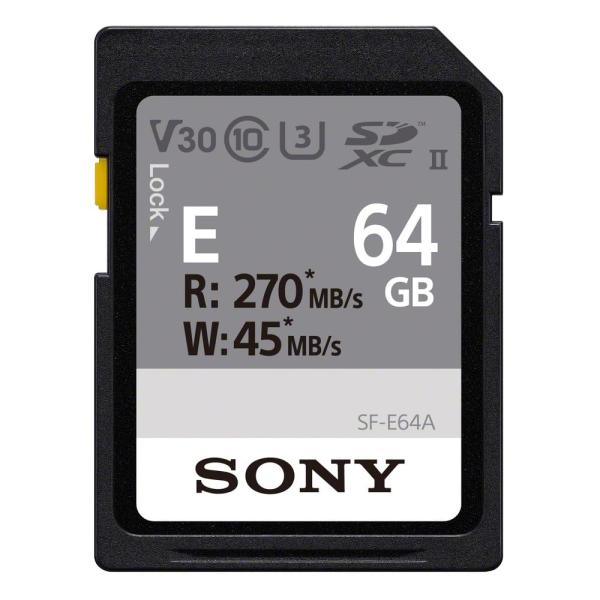 ソニー SONY SDXC メモリーカード 64GB SF-E64A Class10 UHS-II対...