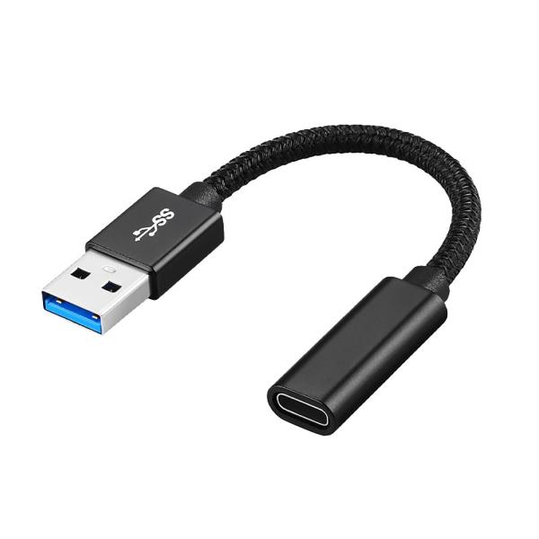 USB 3.1オス Type C メス 変換ケーブル USB タイプC 変換アダプタ 10Gbps ...