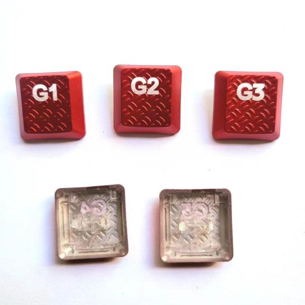 バックライト付きキーキャップ G1 G2 G3 G4 G5 キー交換用 Logitech G813/...