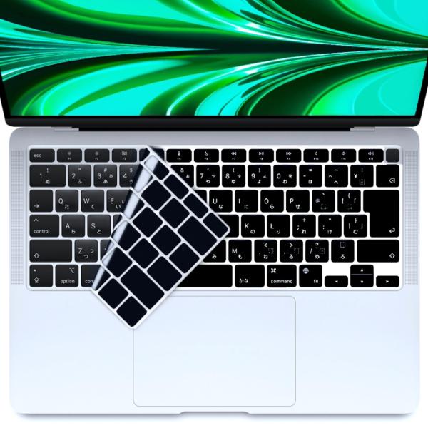 【Macbook Air 13 M1キーボードカバー 日本メーカー品】 マックブック エアー 13イ...