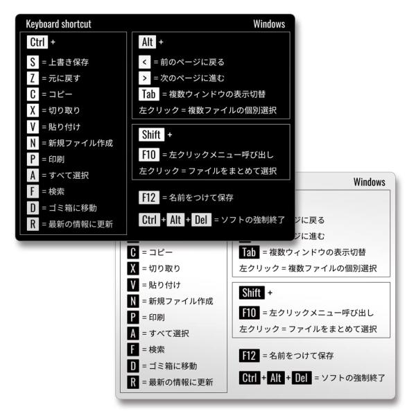 【SEEK productsブランドストア】VISION（2枚入）Windows 日本語 ショートカ...
