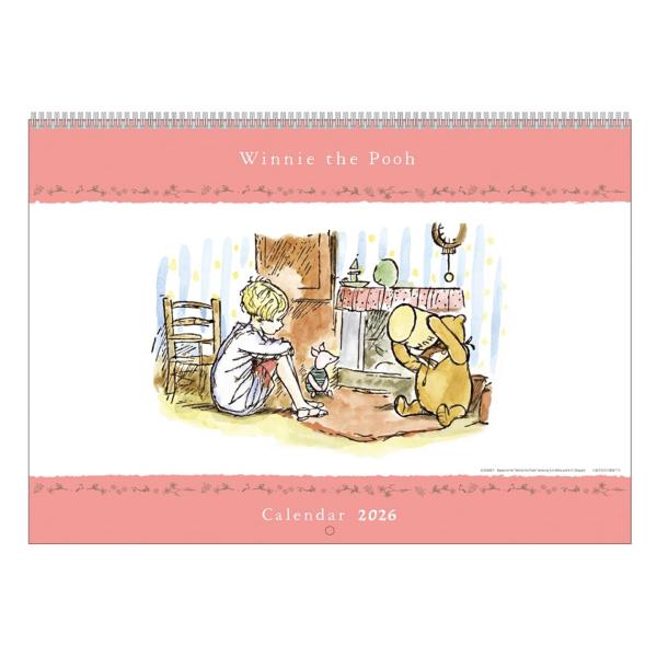 2026年カレンダー クラシック プー(壁掛け)