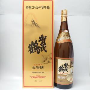 賀茂鶴 ゴールド DX 純金箔入 16度 1800ml 化粧箱入 広島県 賀茂鶴酒造  【贈答 記念日 正月 新年】