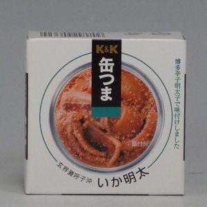 K&K　缶つま九州産いか明太　４0ｇ｜morimoto