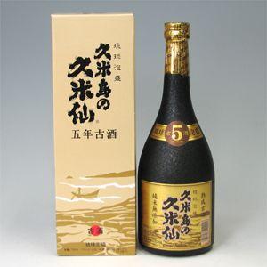 久米島の久米仙 壷&5年古酒 ブラック 5年古酒 40度 720ml – 久米島の久米仙 オンラインショップ