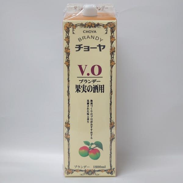 蝶矢 ブランデー Ｖ.Ｏ(果実の酒用) 紙パック 37% 1800ml　 日本 国分西日本株式会社　...