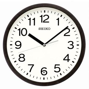 セイコー SEIKO 暗くなると秒針を止め 音がしない 壁掛け時計 KX249K 電波時計 文字入れ対応有料 取り寄せ品「sw-ka」｜morimototokeiten