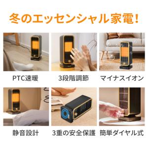 セラミックヒーター G1ファンヒーター 2秒速...の詳細画像3