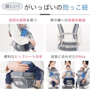 抱っこ紐 おんぶ紐 ヒップシート 9WAY 3...の詳細画像4
