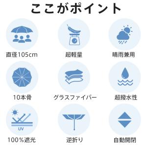 雨傘 日傘 晴雨兼用傘 男女兼用 折りたたみ傘...の詳細画像2