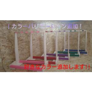【杜の工房】木製ギタースタンド5本掛け　カラフルVer.
