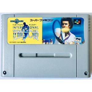 インターナショナル テニスツアー スーパーファミコン スーファミ ソフトのみ 単品(中古)｜morinokitune