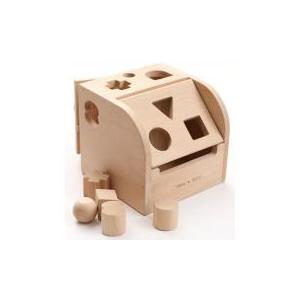 木のおもちゃ 形合わせ カギ遊び 積み木 ブロック 赤ちゃん だいわ アイデアＢＯＸ