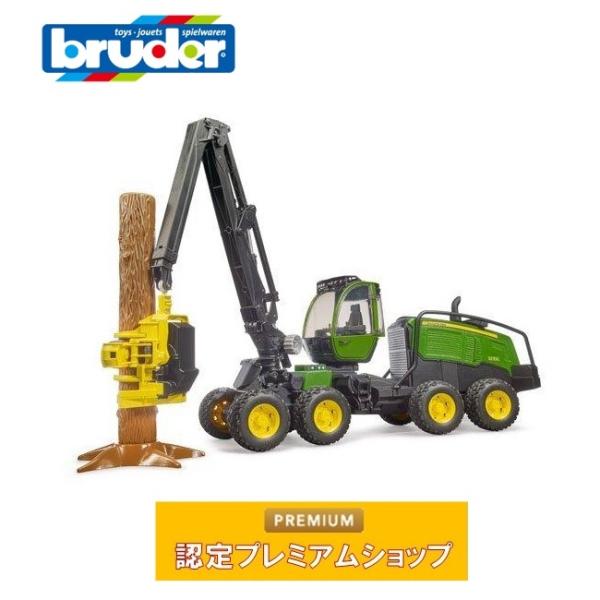 ブルーダー bruder John Deere 1270G ハーベスター（丸太付き）BR02135 ...