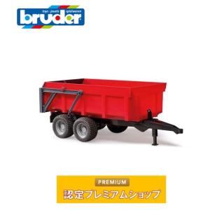 bruder ブルーダー Tipping トレーラー RED BR02211 おもちゃ 車 はたらく車 トラクター 農機 農業機械｜morinokobito