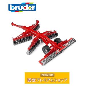 おもちゃ 車 はたらく車 bruder ブルーダー Kuhn discover XL ディスクハロー BR02217 | トラクター 農機 農業機械｜morinokobito