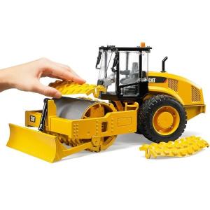 車 おもちゃ はたらく車 Bruder 振動ソイルコンパクター Cat 全品最安値に挑戦 ブルーダー