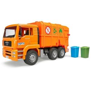 車 おもちゃ はたらく車 Bruder ブルーダー Man ごみ収集車 Ogange Mr Iceclean Eu
