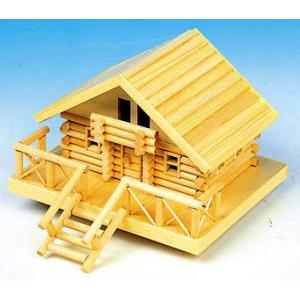 ログハウスPタイプ 貯金箱 ログハウス北の国シリーズ 木工工...