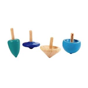 木 おもちゃ 積み木 Plantoys プラントイ コマセット  ミニ缶入り 4132