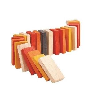 木 おもちゃ 積み木 Plantoys プラントイ ドミノレース  ミニ缶入り 4135