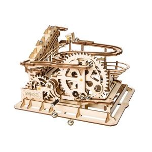 DIY つくるんです！ Robotime 3Dウッドパズル コースターマーブルパルクール LG501 日本語説明書付き