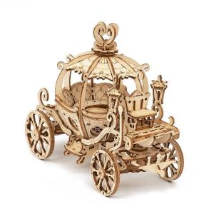 DIY つくるんです つくろう3Dウッドパズル 馬車 TG302